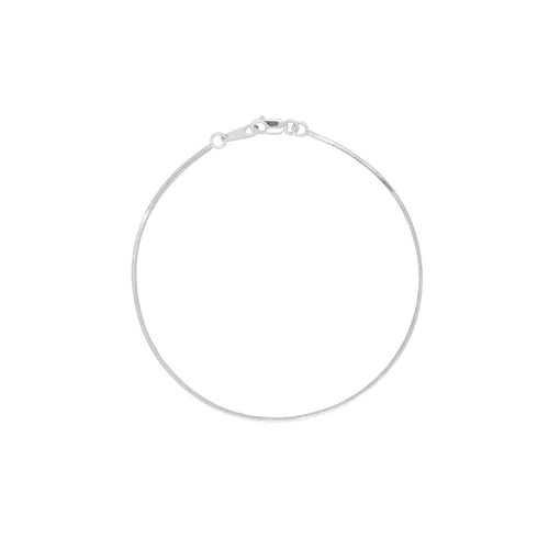 OLEANDER CHAIN BRACELET SILVER